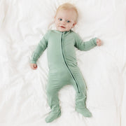 Copper Pearl - Zip - up Footie Pajama Mother & Baby Jo