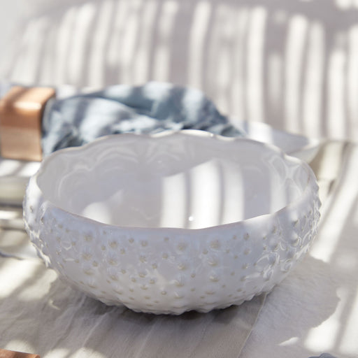 Costa Nova Aparte white large urchin bowl, alternate view