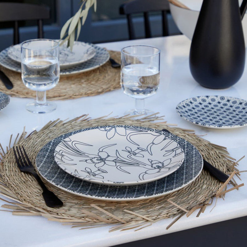 Costa Nova - Augusta Little Garden Appetizer/bread plate Home & Kitchen Set of 6