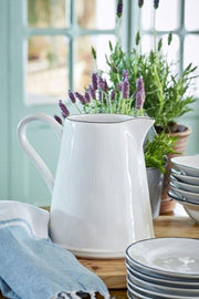 Costa Nova - Beja White Blue Pitcher Home & Kitchen
