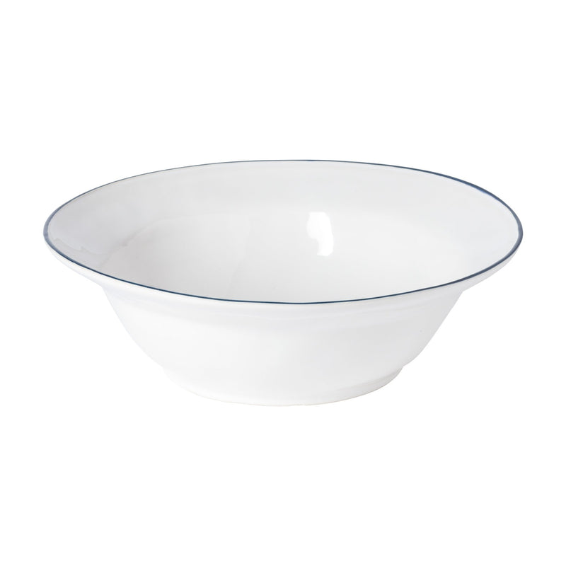 Costa Nova - Beja White Blue Serving Bowl Home & Kitchen