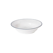 Costa Nova - Beja White Blue Soup/Pasta Plate Home & Kitchen