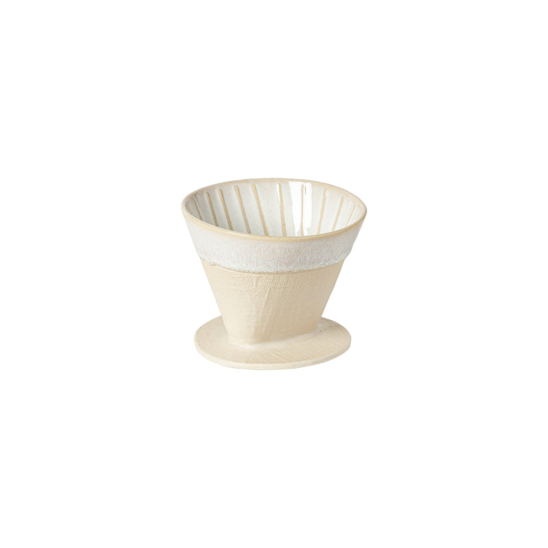 Costa Nova Nótos Dune Path White pour-over coffee dripper