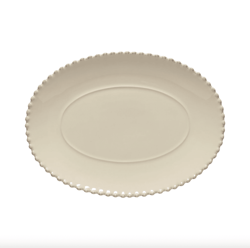 Costa Nova - Pearl Cream Oval Platter Medium Home & Kitchen