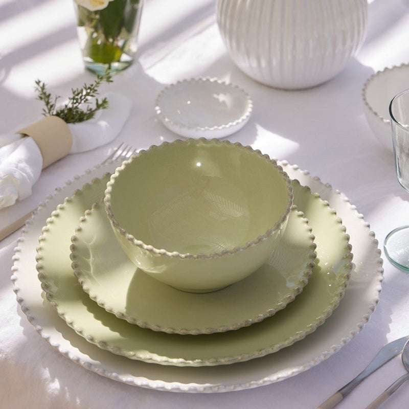 Costa Nova - Pearl Salad / Dessert Plate Home & Kitchen Cream Single