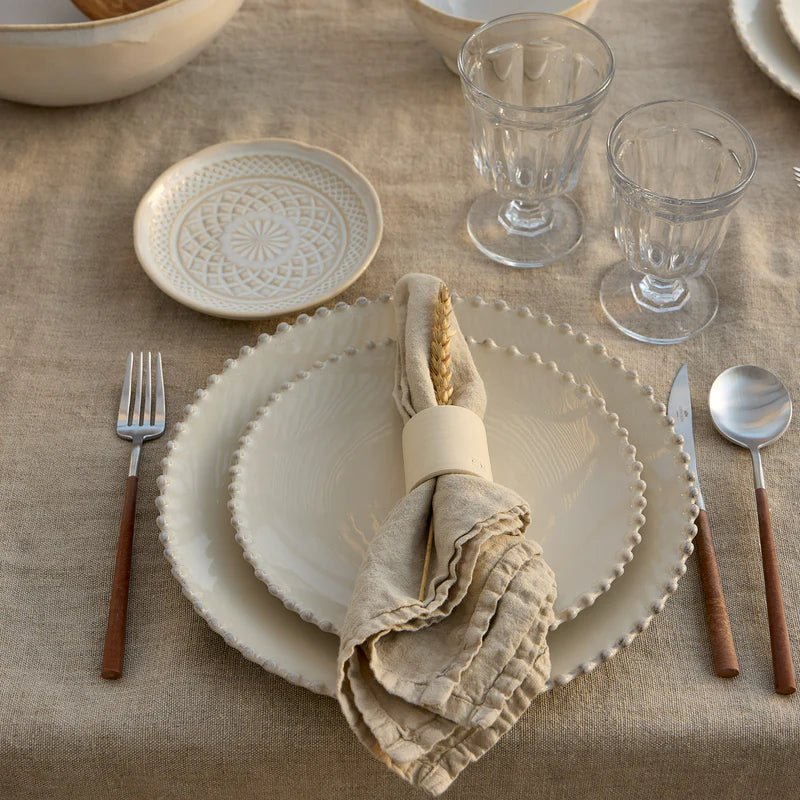 Costa Nova - Pearl Salad / Dessert Plate Home & Kitchen Cream Single
