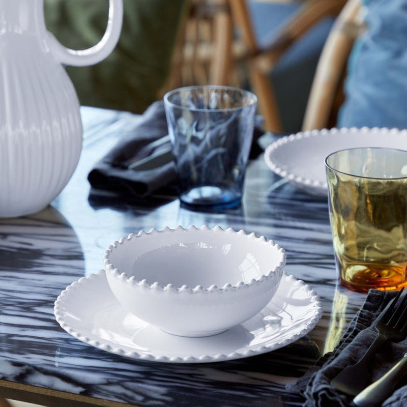 Costa Nova - Pearl Salad / Dessert Plate Home & Kitchen Cream Single