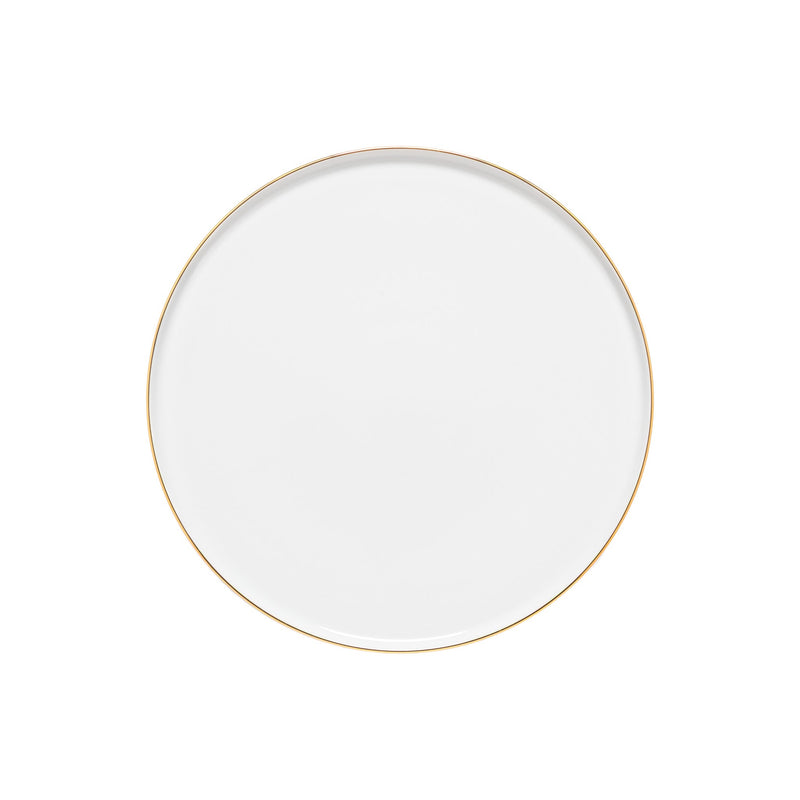Costa Nova - Resonance Porcelain Gold Rim Dinner Plate