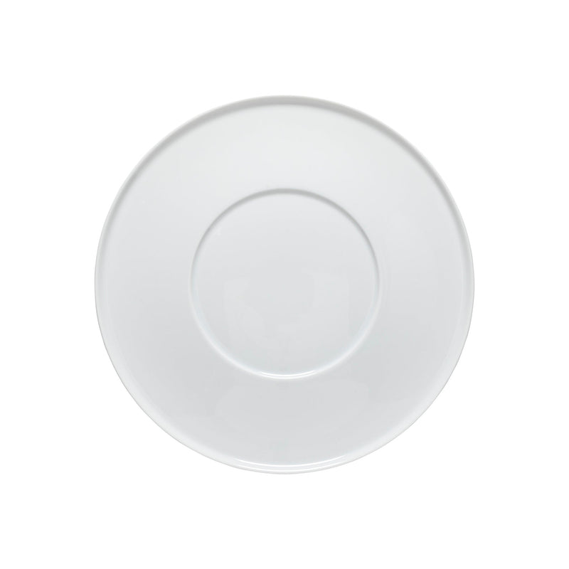 Costa Nova - Resonance White Porcelain XL Plate w/recessed centre Home & Kitchen