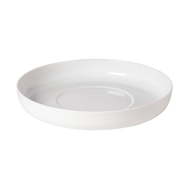 Costa Nova - Resonance White Porcelain XL Plate w/recessed centre Home & Kitchen