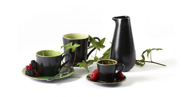 Costa Nova - Riviera Forets Coffee Cup & Saucer | 80 mL / 2.7 oz Home & Kitchen Single