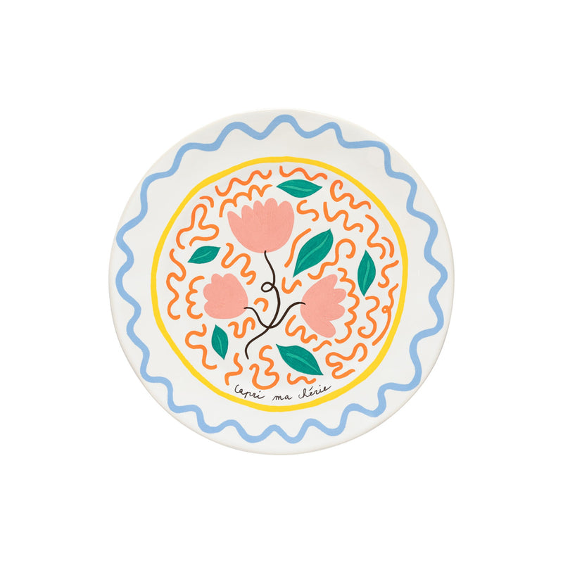 Costa Nova - Summer Bliss Dinner Plate Tulip Home & Kitchen
