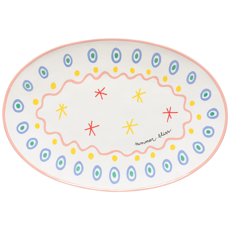 Costa Nova - Summer Bliss Oval Platter Home & Kitchen