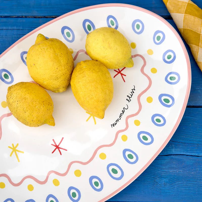 Costa Nova - Summer Bliss Oval Platter Home & Kitchen