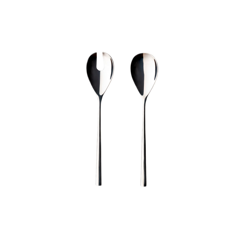Costa Nova Vela polished two-piece salad serving set