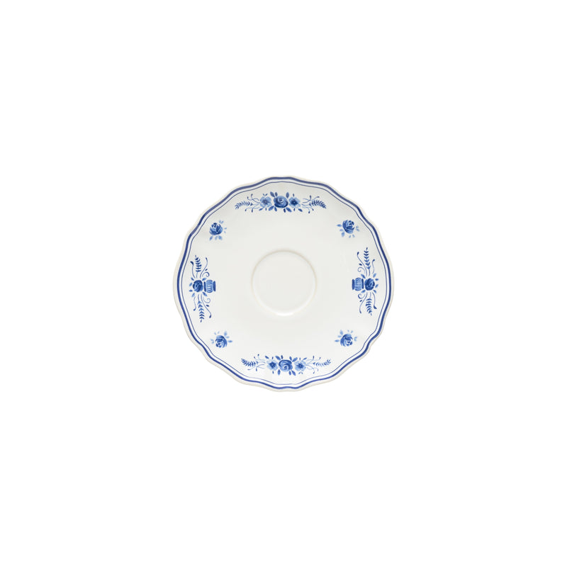 Costa Nova Vila white-blue tea saucer