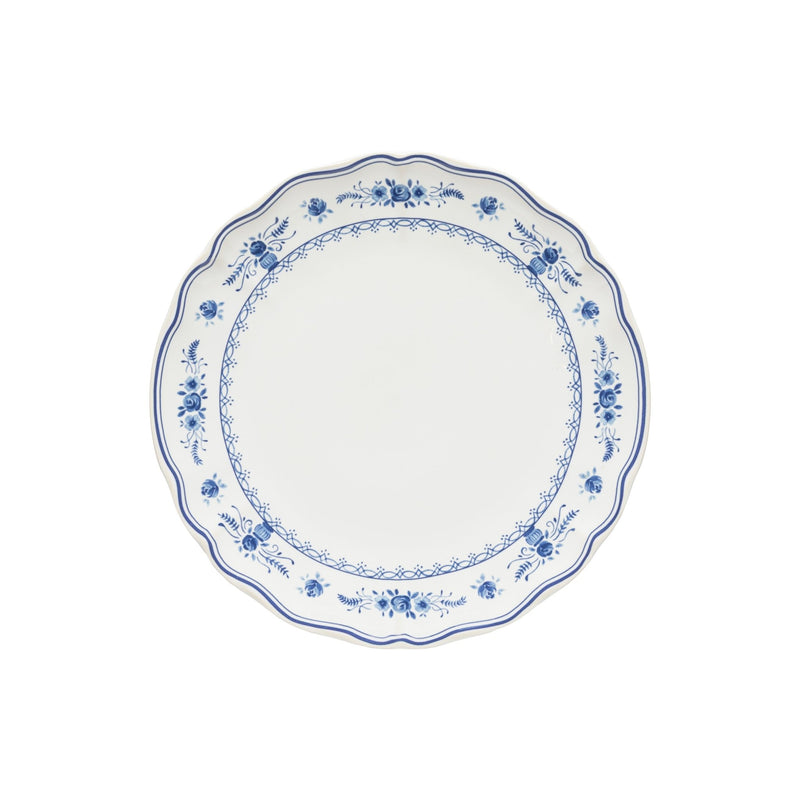 Costa Nova - Vila White - Blue Dinner Plate | 11 in Home & Kitchen