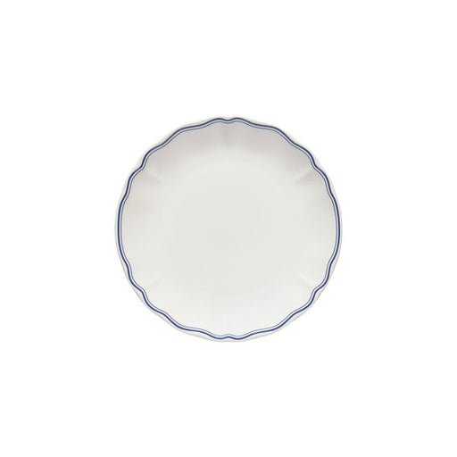 Costa Nova - Vila White - Blue Filet Salad / Dessert Plate | 8 in Home & Kitchen
