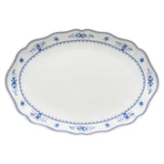 Costa Nova - Vila White - Blue Oval Platter Large | 16 in Home & Kitchen