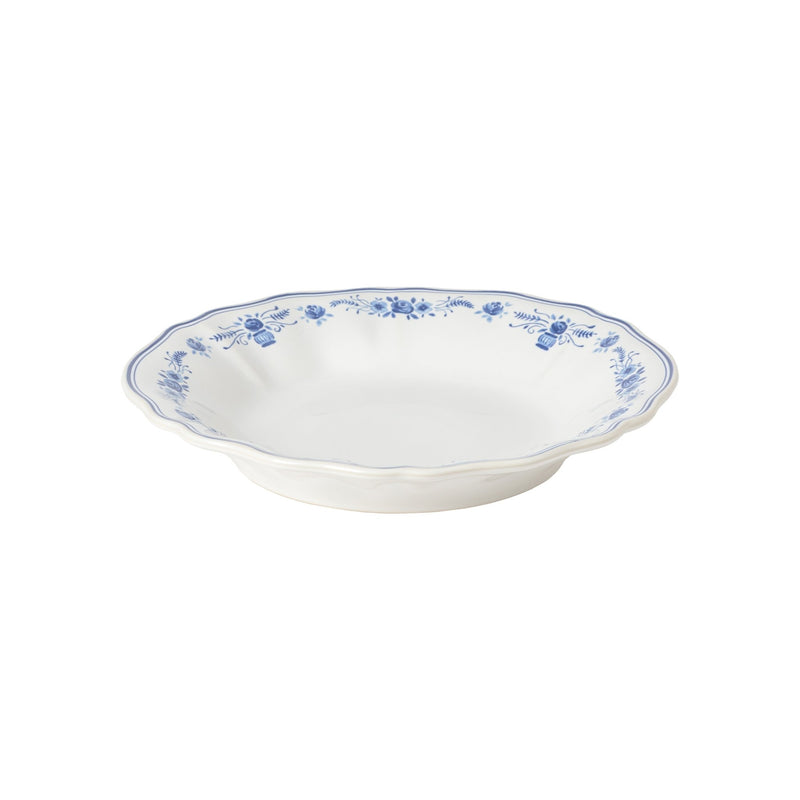 Costa Nova - Vila White - Blue Soup / Pasta Plate | 6 in Home & Kitchen