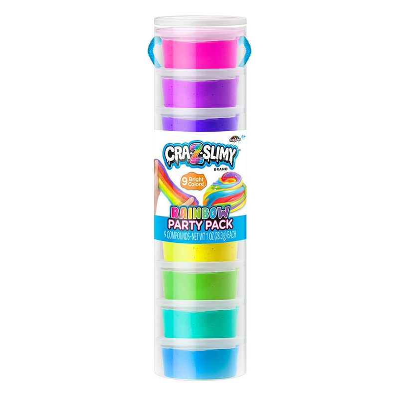 Cra - Z - Art - Cra - Z - Slimy Rainbow Party Pack Tube 9ct Toys & Games