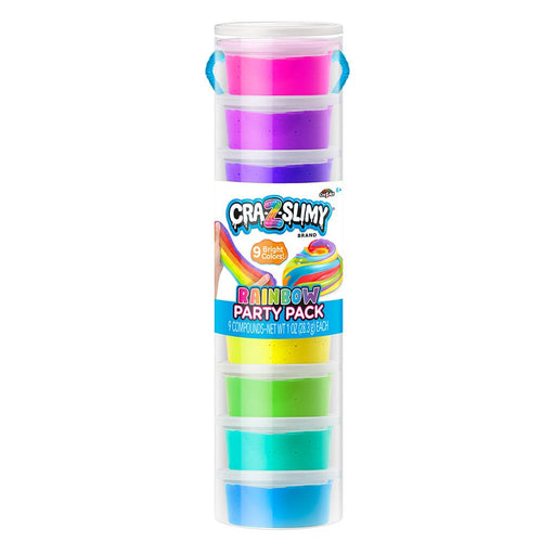 Cra - Z - Art - Cra - Z - Slimy Rainbow Party Pack Tube 9ct Toys & Games