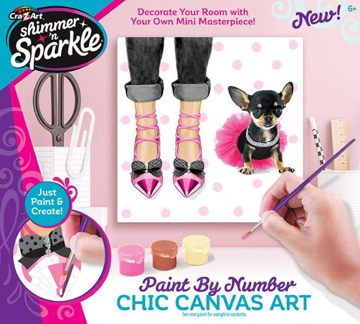 Cra - Z - Art - Shimmer 'N Sparkle Paint By Chic Canvas Art Toys & Games