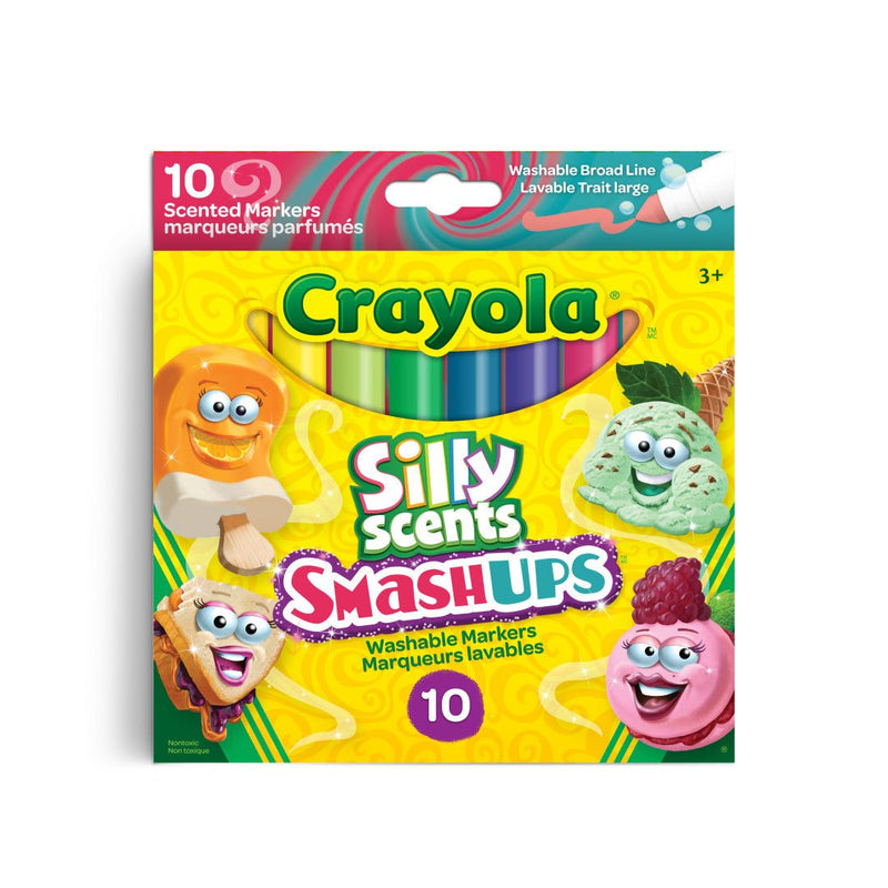 Crayola - 10 SILLY SCENTS SMASH UPS WASH. BROADLINE MKRS Arts & Crafts