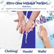 Crayola - 10 ULTRA - CLEAN WASH MARKERS, CLASSIC Office Supplies