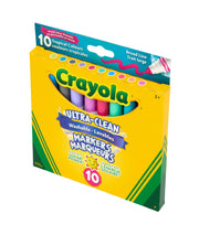 Crayola - 10 WASH. ULTRA CLEAN BROAD LINE TROPICAL Arts & Crafts