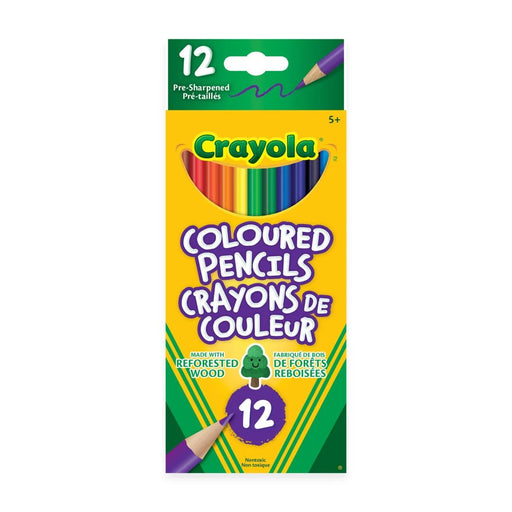 Crayola - 12 COLOURED PENCILS Arts & Crafts