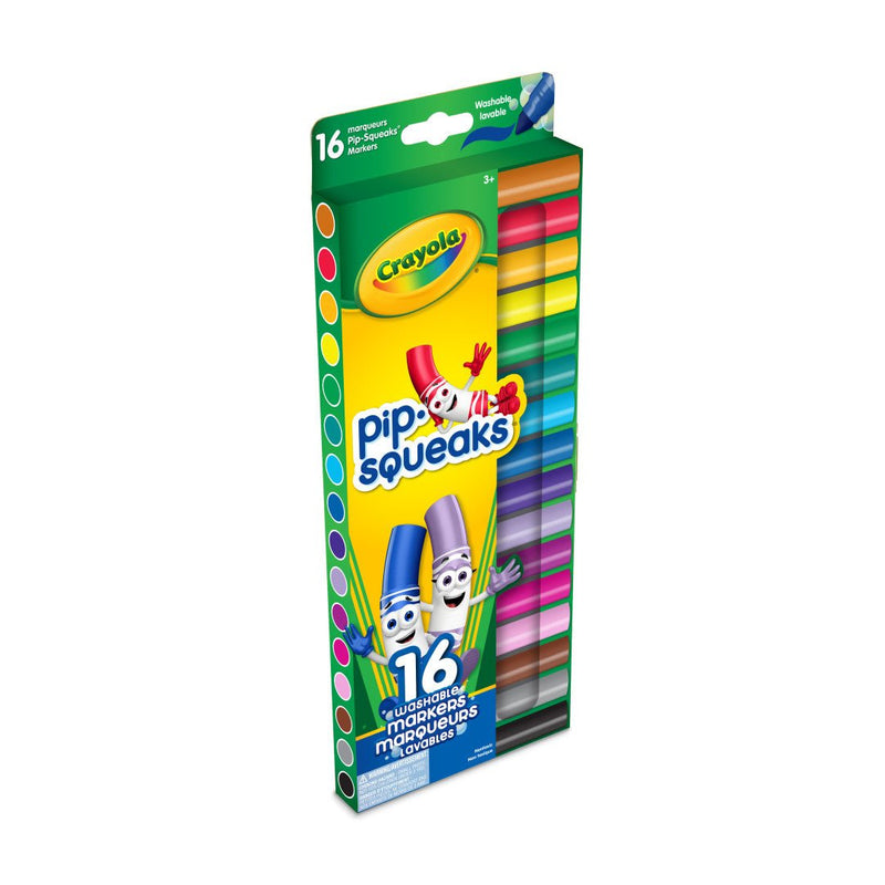 Crayola - 16 PIP - SQUEAKS BROAD LINE WASH. MARKERS Arts & Crafts