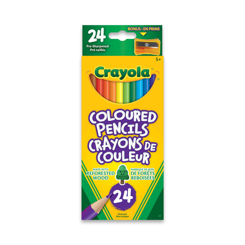 Crayola - 24 COLOURED PENCILS Toys & Games
