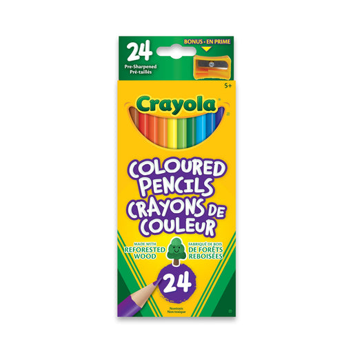 Crayola - 24 COLOURED PENCILS Toys & Games