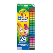 Crayola - 24 PIP - SQUEAKS SKINNIES FINE LINE WASH Arts & Crafts