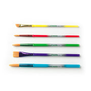 Crayola - 5 ASSORTED PREMIUM PAINT BRUSHES Arts & Crafts