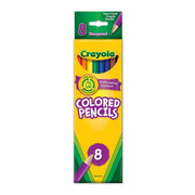 Crayola - 8 COLOURED PENCILS (ENGLISH ONLY) Arts & Crafts