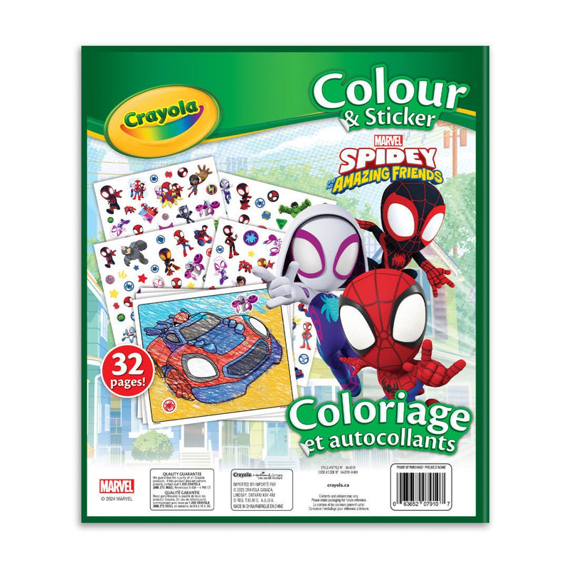 Crayola - CLR & STCK, SPIDEY & HIS AMAZING FRIENDS Arts & Crafts