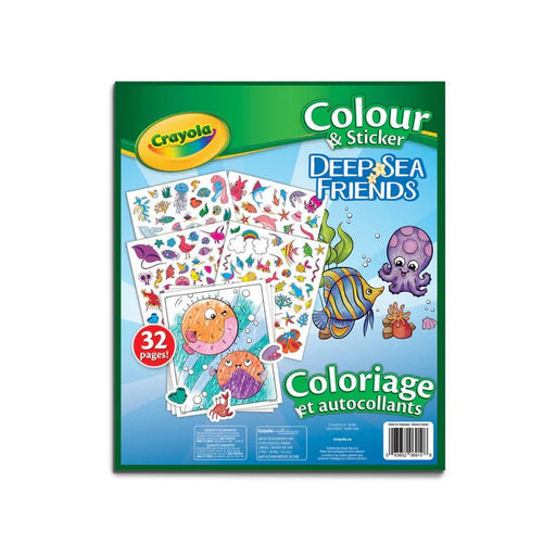 Crayola - CLR & STICKER, DEEP SEA FRIENDS Arts & Crafts