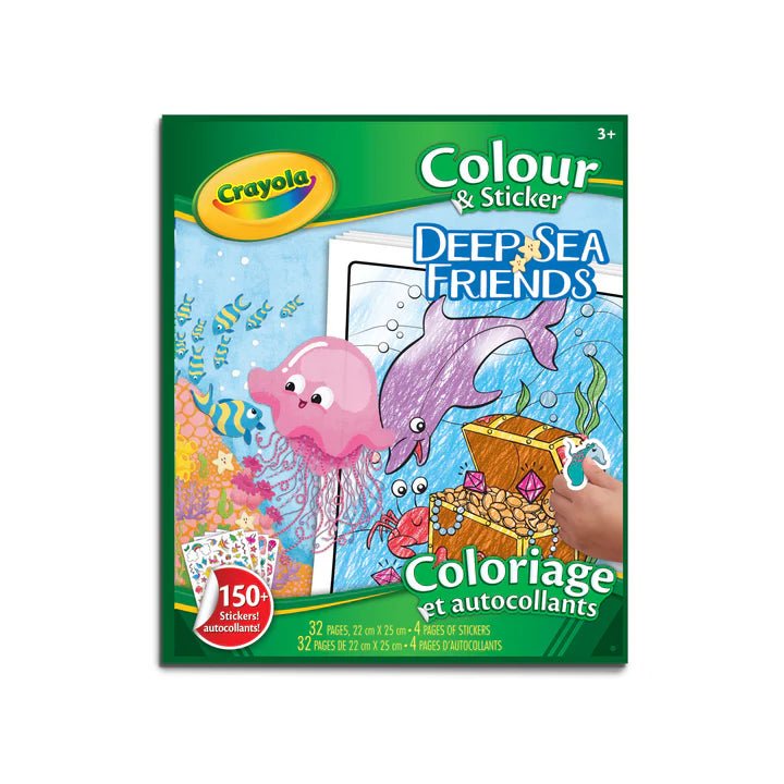 Crayola - CLR & STICKER, DEEP SEA FRIENDS Arts & Crafts