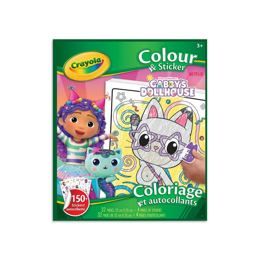 Crayola - CLR & STICKER, GABBY'S DOLLHOUSE Arts & Crafts