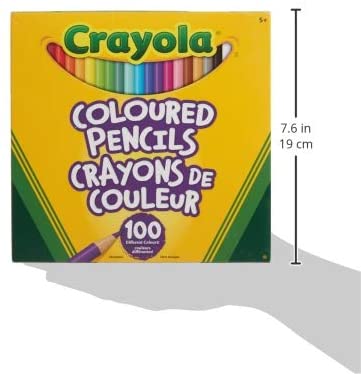 Crayola - Coloured Pencils, 100 Count Arts & Crafts