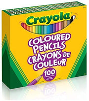 Crayola - Coloured Pencils, 100 Count Arts & Crafts