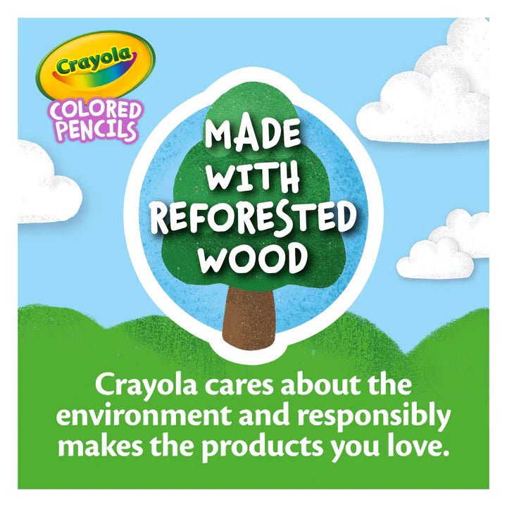 Crayola - Coloured Pencils, 48 Count Arts & Crafts