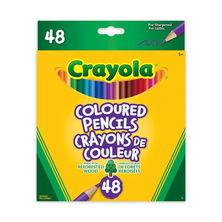 Crayola - Coloured Pencils, 48 Count Arts & Crafts
