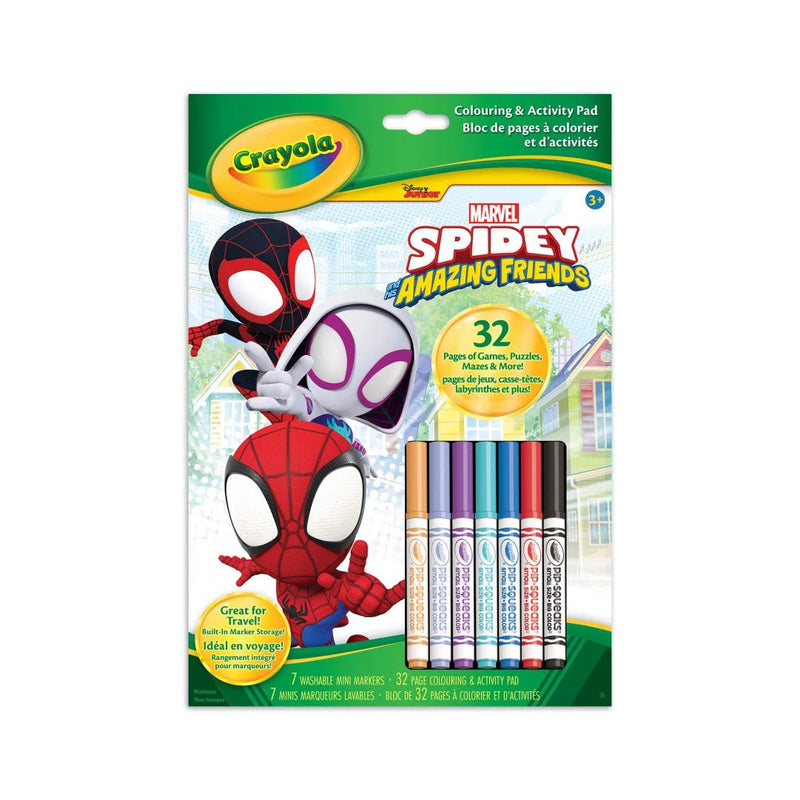 Crayola - COLOURING & ACT PAD, SPIDEY & FRIENDS Arts & Crafts