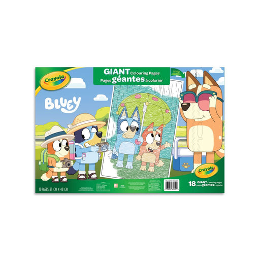 Crayola - GIANT COLOURING PAGES, BLUEY Arts & Crafts