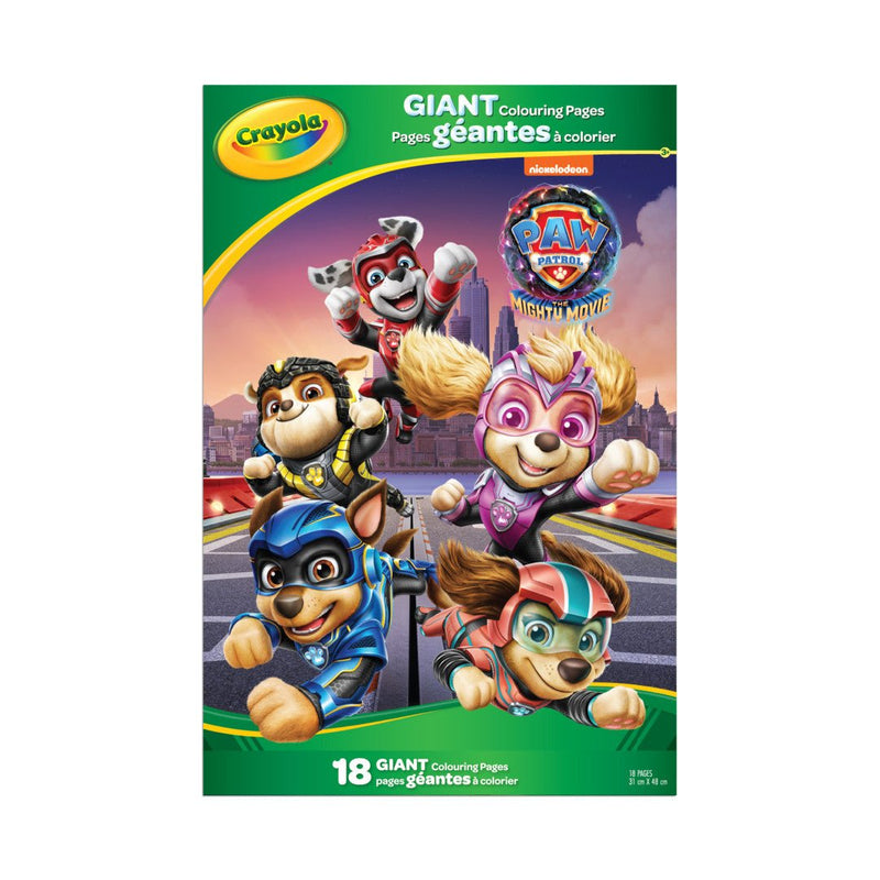 Crayola - GIANT COLOURING PAGES, PAW PATROL Arts & Crafts