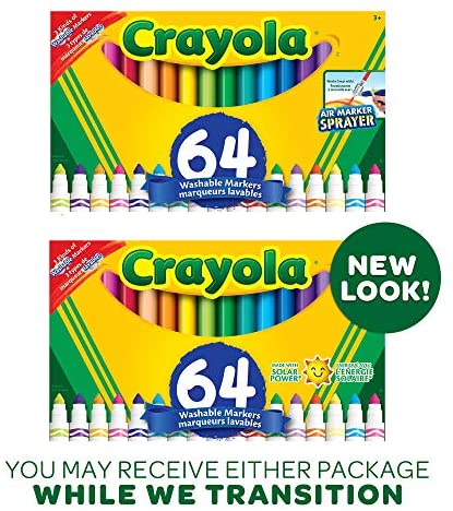 Crayola - Marker Variety Pack, 64 Count Office Supplies