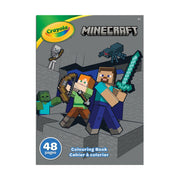Crayola - MINECRAFT COLOURING BOOK - 48 PAGES Arts & Crafts